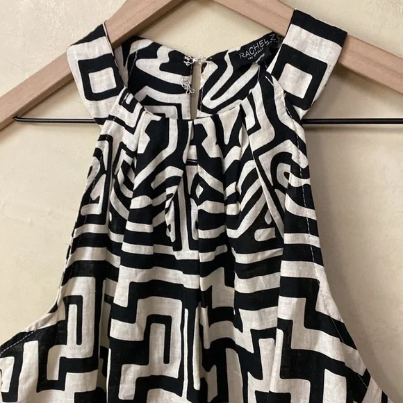 New! Rachel Zoe Linen Blend Top - Picture 2 of 7